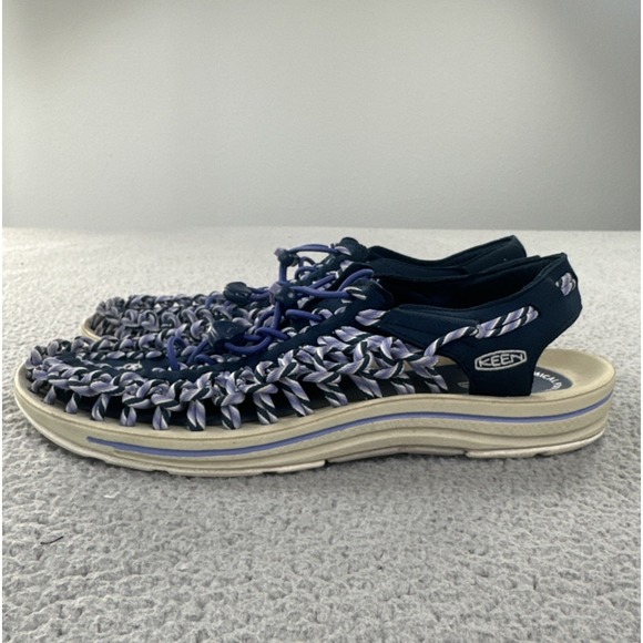 Keen Shoes - KEEN Uneek Para Cord Sandal Women 9.5 Blue Purple Braided Beach 1014631